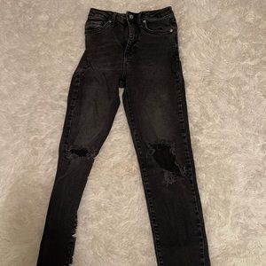 forever 21 black skinny jeans